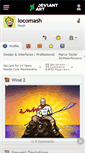 Mobile Screenshot of locomash.deviantart.com