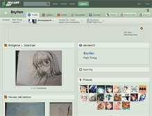 Tablet Screenshot of boyhen.deviantart.com