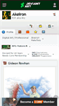 Mobile Screenshot of akeiron.deviantart.com