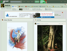 Tablet Screenshot of akeiron.deviantart.com