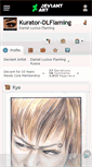 Mobile Screenshot of kurator-dlflaming.deviantart.com