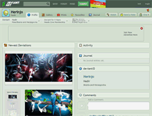 Tablet Screenshot of herinjo.deviantart.com