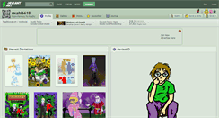 Desktop Screenshot of mushi6618.deviantart.com