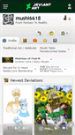 Mobile Screenshot of mushi6618.deviantart.com