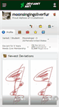 Mobile Screenshot of moonsingingsilverfur.deviantart.com