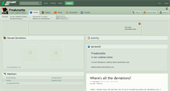 Desktop Screenshot of freakezette.deviantart.com