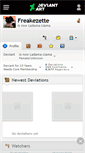 Mobile Screenshot of freakezette.deviantart.com