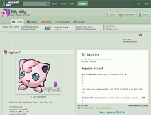 Tablet Screenshot of filly-milly.deviantart.com