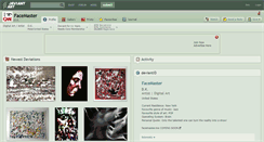 Desktop Screenshot of facemaster.deviantart.com