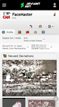 Mobile Screenshot of facemaster.deviantart.com