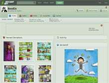 Tablet Screenshot of boodoz.deviantart.com