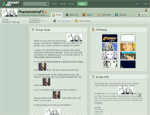 Tablet Screenshot of phantommiriafc.deviantart.com