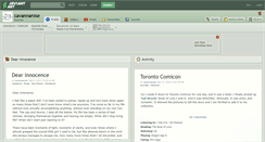 Desktop Screenshot of cavannarose.deviantart.com