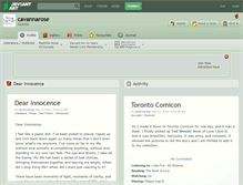 Tablet Screenshot of cavannarose.deviantart.com