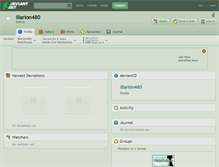 Tablet Screenshot of illarion480.deviantart.com