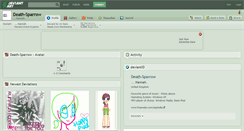 Desktop Screenshot of death-sparrow.deviantart.com