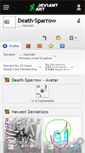 Mobile Screenshot of death-sparrow.deviantart.com