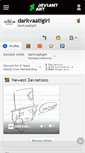 Mobile Screenshot of darkvaatigirl.deviantart.com