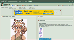 Desktop Screenshot of nemisiscat.deviantart.com