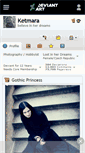 Mobile Screenshot of ketmara.deviantart.com