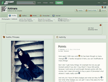 Tablet Screenshot of ketmara.deviantart.com