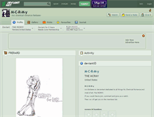 Tablet Screenshot of m-c-r-m-y.deviantart.com