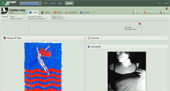 Desktop Screenshot of catalan-lady.deviantart.com