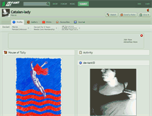 Tablet Screenshot of catalan-lady.deviantart.com