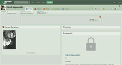 Desktop Screenshot of full-of-depressi0n.deviantart.com