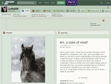 Tablet Screenshot of lydia888.deviantart.com