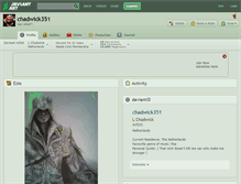 Tablet Screenshot of chadwick351.deviantart.com