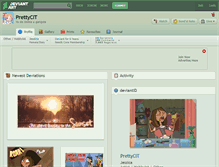 Tablet Screenshot of prettycit.deviantart.com
