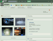 Tablet Screenshot of chinmayo.deviantart.com