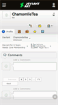 Mobile Screenshot of chamomiletea.deviantart.com