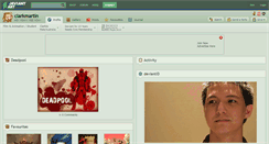 Desktop Screenshot of clarkmartin.deviantart.com
