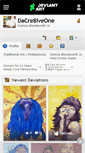 Mobile Screenshot of dacre8iveone.deviantart.com