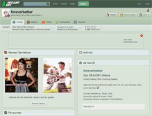 Tablet Screenshot of foreverbetter.deviantart.com