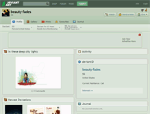 Tablet Screenshot of beauty-fades.deviantart.com