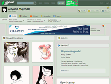 Tablet Screenshot of akiyume-mugendai.deviantart.com