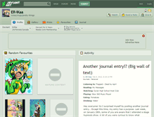 Tablet Screenshot of er-ikaa.deviantart.com