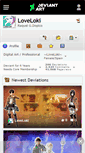Mobile Screenshot of loveloki.deviantart.com