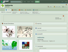 Tablet Screenshot of neslirawles.deviantart.com