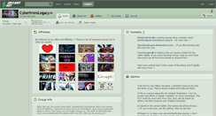 Desktop Screenshot of cybertronslegacy.deviantart.com