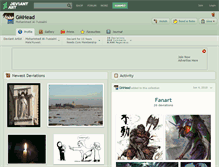 Tablet Screenshot of gmhead.deviantart.com