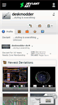 Mobile Screenshot of deskmodder.deviantart.com