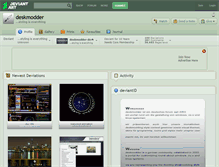 Tablet Screenshot of deskmodder.deviantart.com