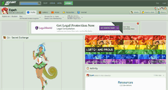 Desktop Screenshot of espeh.deviantart.com