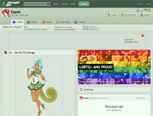 Tablet Screenshot of espeh.deviantart.com