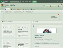 Tablet Screenshot of limited-capacity.deviantart.com