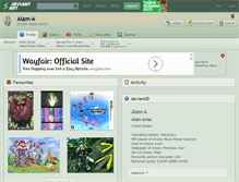 Tablet Screenshot of alam-a.deviantart.com
